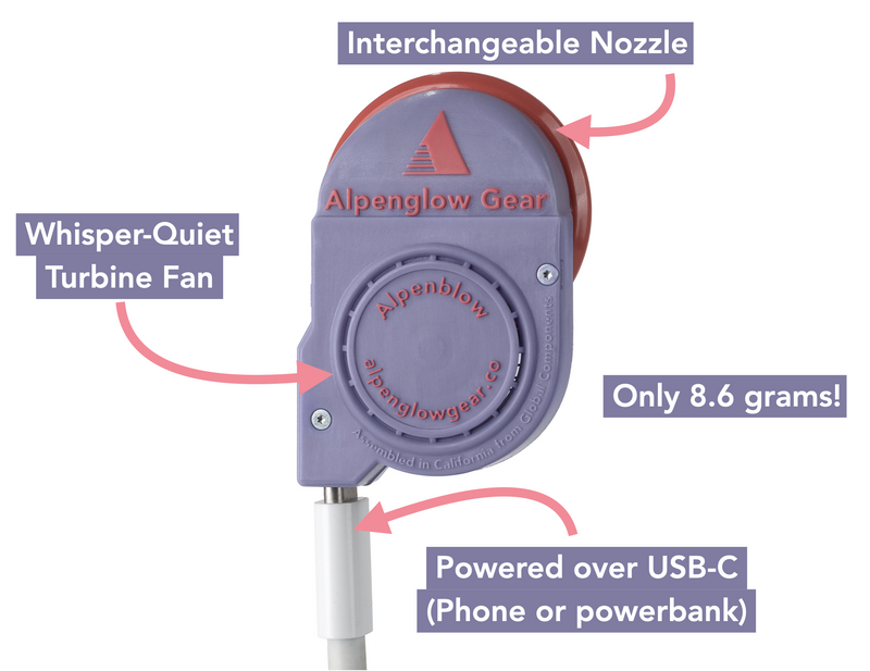 Featured ultralight pad inflator